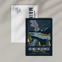 Load image into Gallery viewer, 100 Mile Wildnerness Postcard 5"x7" | Vintage Travel Postcard | Appalachian Trail Postcard | Maine Postcard | 100 Mile Wilderness Postcard | Monson Maine | Borestone Mountain