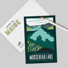 Load image into Gallery viewer, Maine Postcard 5"x7" | Moosehead Postcard | Moosehead Lake Postcard | Vintage Postcard