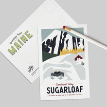 Load image into Gallery viewer, Maine Postcard 5"x7" | Sugarloaf Postcard | Sugarloaf Mountain Postcard | Travel Postcard