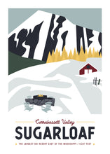 Load image into Gallery viewer, Maine Postcard 5"x7" | Sugarloaf Postcard | Sugarloaf Mountain Postcard | Travel Postcard