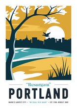 Load image into Gallery viewer, Portland Maine Postcard 5"x7" | Travel Postcard | Portland Postcard | Maine Postcard | Vintage Postcard
