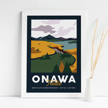 Load image into Gallery viewer, Onawa Maine Print 8.5"x11" | Train Print Maine | Onawa Print | Train Print | Maine Print | Onawa Print | Vintage Print
