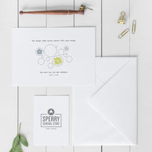 Load image into Gallery viewer, Sympathy Card | Grief & Mourning Card | Kahil Gibran Quote Card | Bubbles with Flower Card