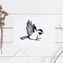 Load image into Gallery viewer, Bird Card | Chickadee Card | Chickadee Bird Illustration | Maine Card