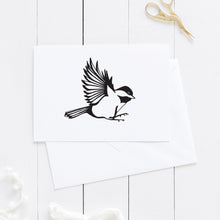 Load image into Gallery viewer, Bird Card | Chickadee Card | Chickadee Bird Illustration | Maine Card