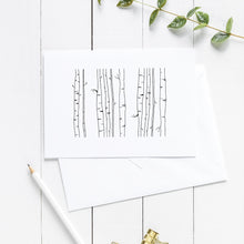 Load image into Gallery viewer, Tree Card Set | Birch Tree Card | Woodlands Card | Birch Tree Card