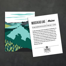 Load image into Gallery viewer, Field Notes Booklet Moosehead Lake Maine | Field Notes Journal Moosehead Lake | Field Notes Book Maine | Custom Field Notes Book