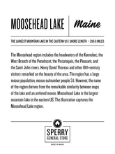 Load image into Gallery viewer, Field Notes Booklet Moosehead Lake Maine | Field Notes Journal Moosehead Lake | Field Notes Book Maine | Custom Field Notes Book