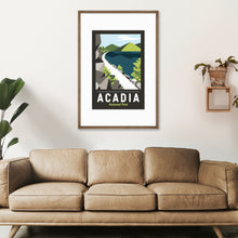 Load image into Gallery viewer, Acadia Maine Poster 16&quot;x24&quot; | Vintage Travel Poster | Acadia Poster | Maine Poster | Acadia National Park | Offset Print
