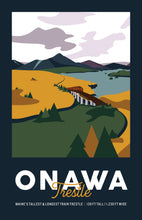 Load image into Gallery viewer, Onawa Maine Poster 16&quot;x24&quot; | Train Poster Maine | Onawa Poster | Train Poster | Maine Train Poster | Maine Train Print | Onawa Print
