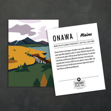 Load image into Gallery viewer, Field Notes Booklet Onawa Trestle Maine | Field Notes Journal Onawa Maine | Field Notes Book Maine | Custom Field Notes Book
